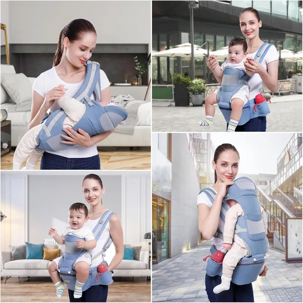 Blue_Ergonomic_Baby_Carrier_With_Hip_Seat