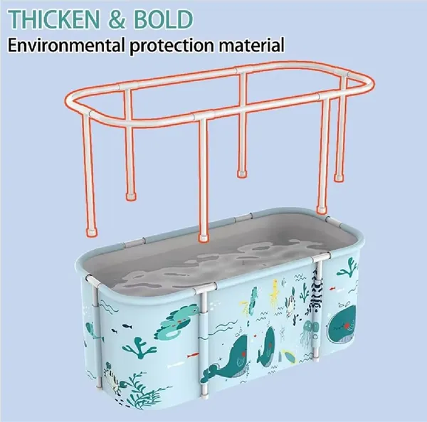 Multicolour_Foldable_Baby_Bathtub_With_Cushion_Support
