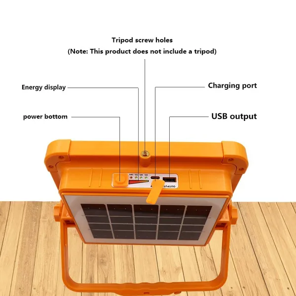 Orange_Rechargeable_Camping_Light_For_Emergency_Use