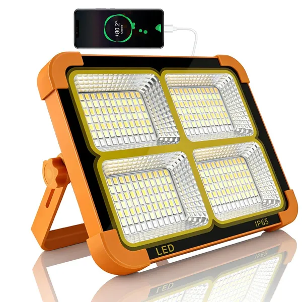Orange_Rechargeable_Camping_Light_For_Emergency_Use