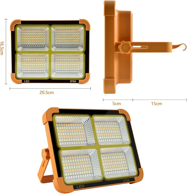 Orange_Rechargeable_Camping_Light_For_Emergency_Use