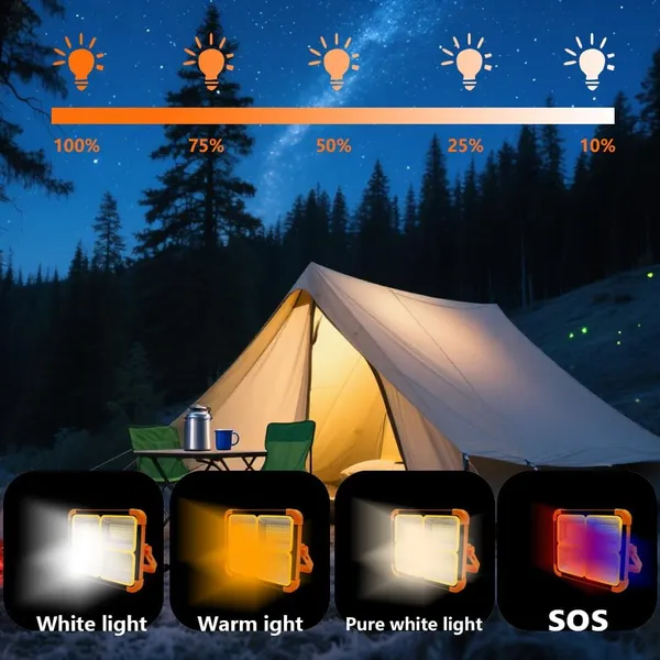 Orange_Rechargeable_Camping_Light_For_Emergency_Use