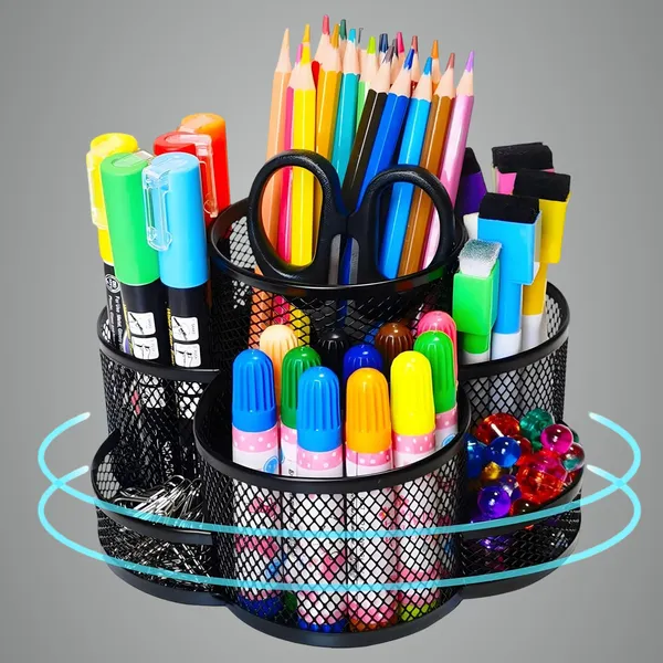 Black_360_Rotating_Desk_Organiser_With_Multiple_Compartments