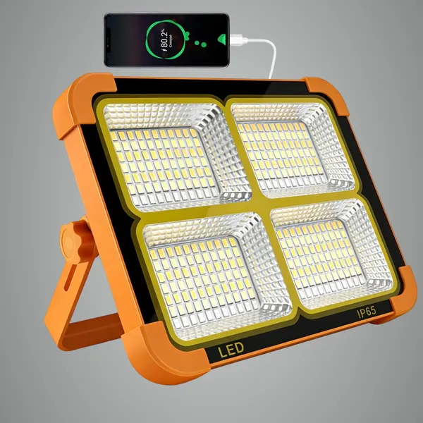 Orange_Rechargeable_Camping_Light_For_Emergency_Use