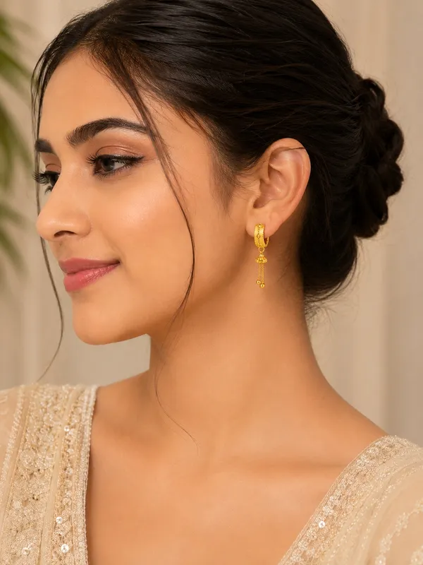 1GM_Gold_Plated_Bali_Jhumka_Chain_Drop_Earrings