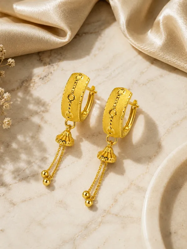 1GM_Gold_Plated_Bali_Jhumka_Chain_Drop_Earrings