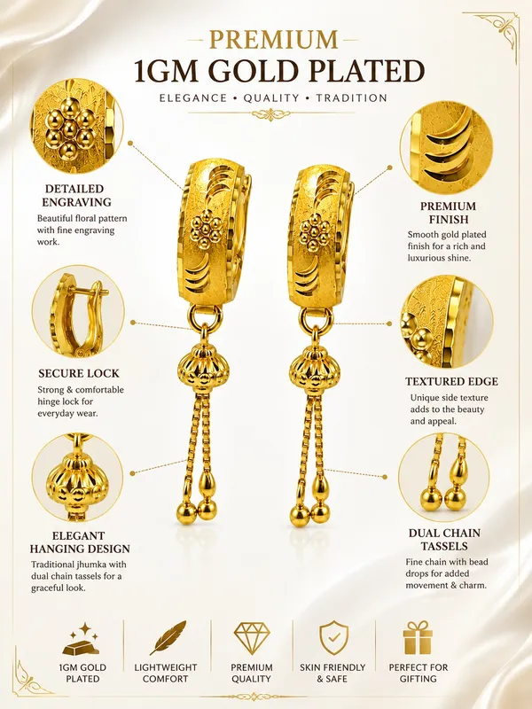 1GM_Gold_Plated_Bali_Jhumka_Chain_Drop_Earrings