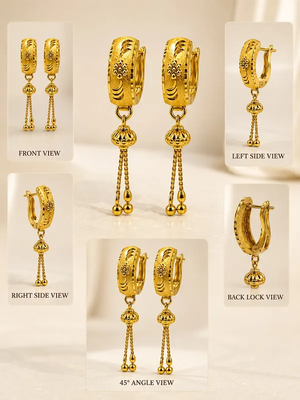 1GM_Gold_Plated_Bali_Jhumka_Chain_Drop_Earrings