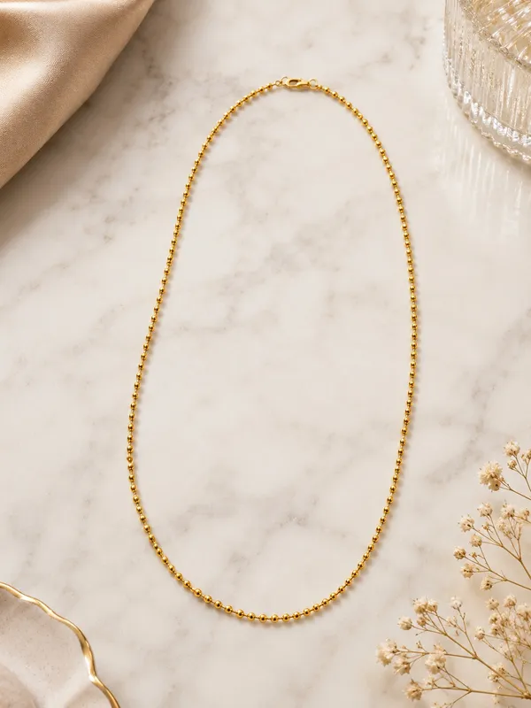 1GM_Gold_Plated_Ball_Chain_for_Women_–_Elegant_Lightweight_Daily_Wear_Necklace