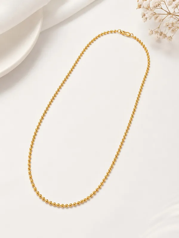 1GM_Gold_Plated_Ball_Chain_for_Women_–_Elegant_Lightweight_Daily_Wear_Necklace