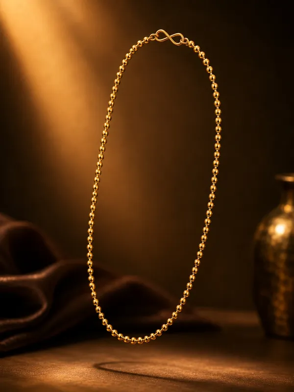 1GM_Gold_Plated_Beaded_Chain_for_Women_–_Elegant_Lightweight_Daily_Wear_Jewellery