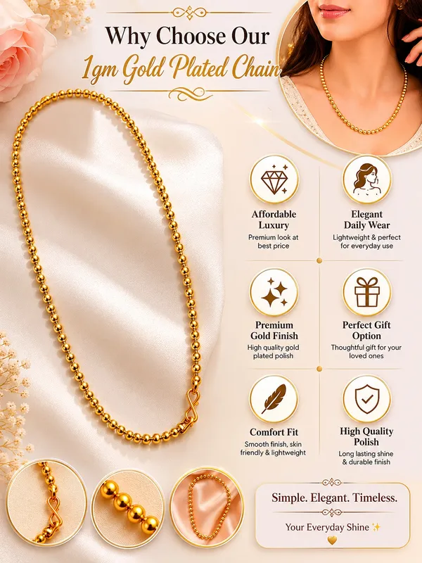 1GM_Gold_Plated_Beaded_Chain_for_Women_–_Elegant_Lightweight_Daily_Wear_Jewellery