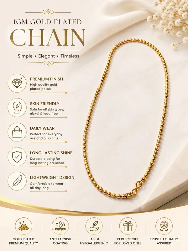 1GM_Gold_Plated_Beaded_Chain_for_Women_–_Elegant_Lightweight_Daily_Wear_Jewellery