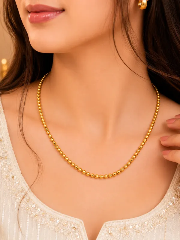1GM_Gold_Plated_Beaded_Chain_for_Women_–_Elegant_Lightweight_Daily_Wear_Jewellery