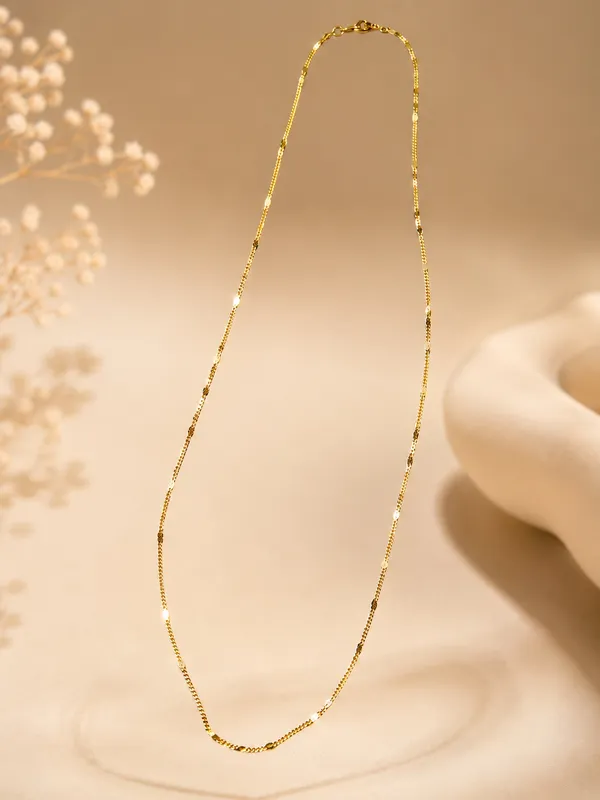1GM_Gold_Plated_Chain_for_Women_|_Lightweight_Minimalist_Necklace_|_Elegant_Daily_Wear_Jewellery