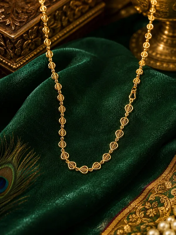1GM_Gold_Plated_Designer_Link_Chain_for_Women_|_Intricate_Elegant_Pattern_|_Lightweight_Daily_Wear_Fashion_Jewellery