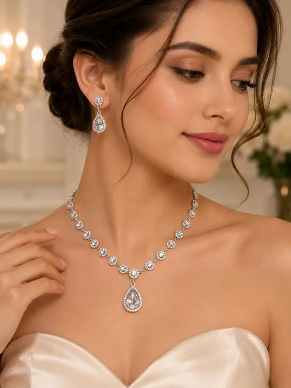 1_GM_Crystal_Teardrop_Necklace_Set_with_Matching_Earrings