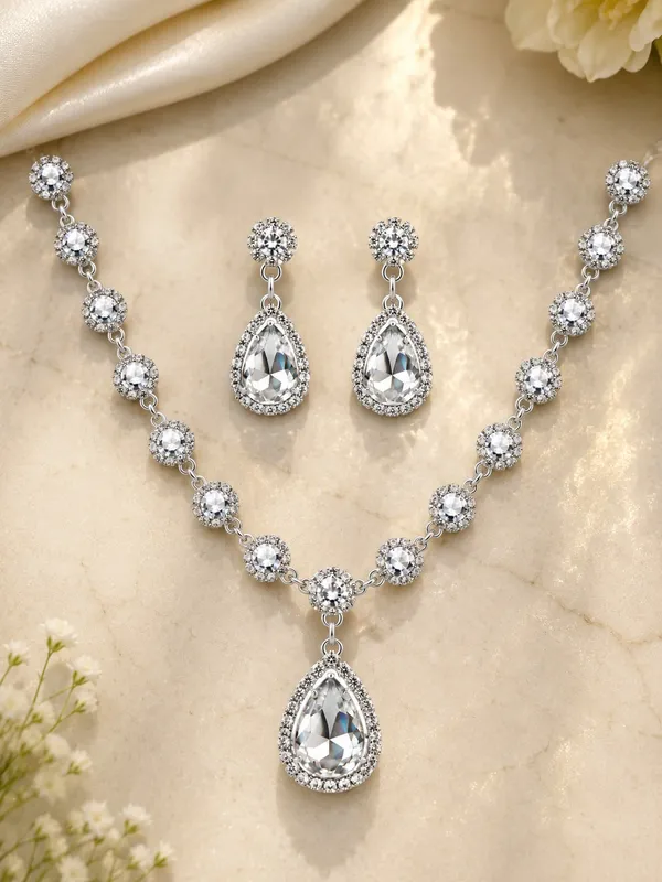 1_GM_Crystal_Teardrop_Necklace_Set_with_Matching_Earrings