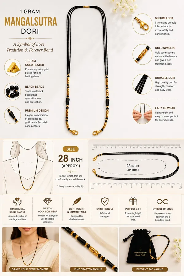 1_GM_Gold_Plated_3_Line_Black_Bead_Mangalsutra_Dori