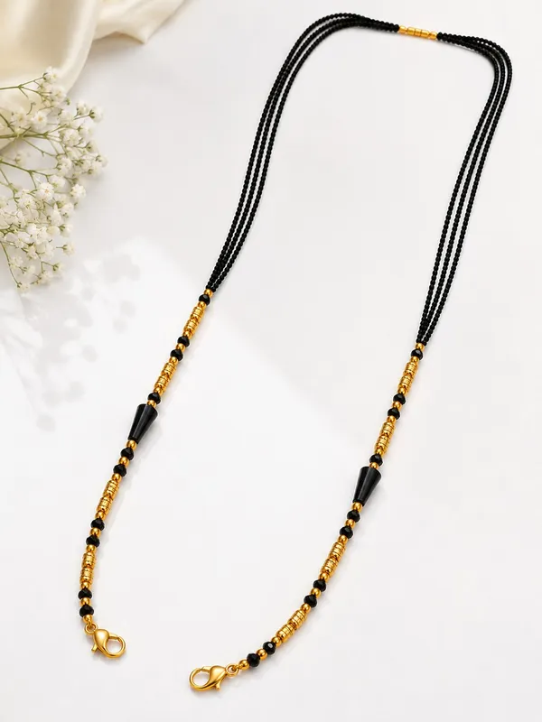 1_GM_Gold_Plated_3_Line_Black_Bead_Mangalsutra_Dori