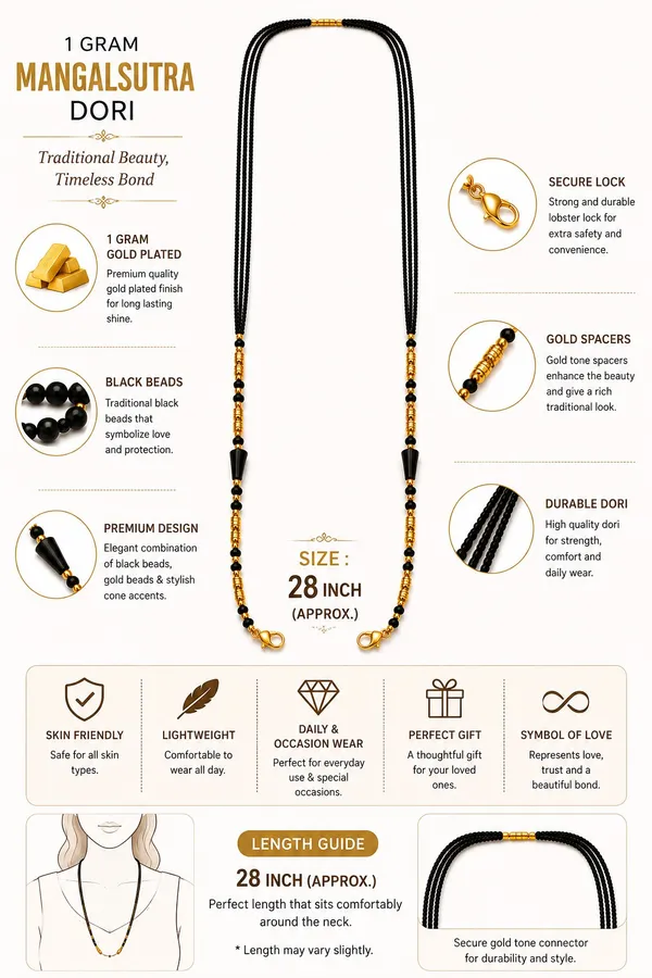 1_GM_Gold_Plated_3_Line_Black_Bead_Mangalsutra_Dori
