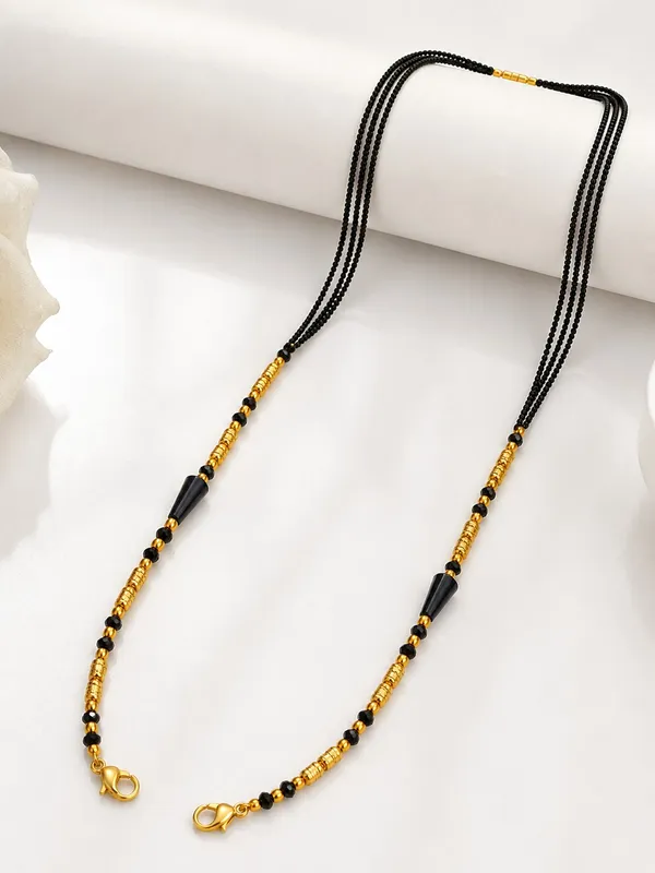 1_GM_Gold_Plated_3_Line_Black_Bead_Mangalsutra_Dori