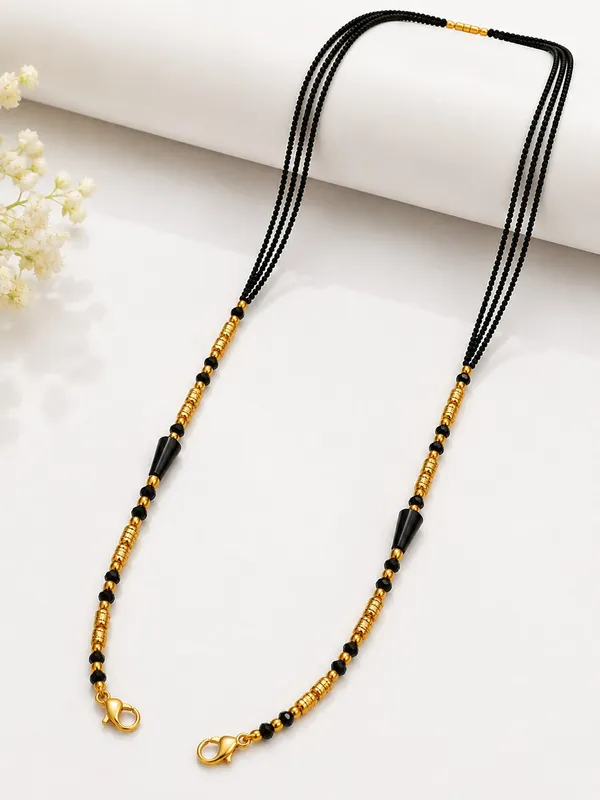 1_GM_Gold_Plated_3_Line_Black_Bead_Mangalsutra_Dori
