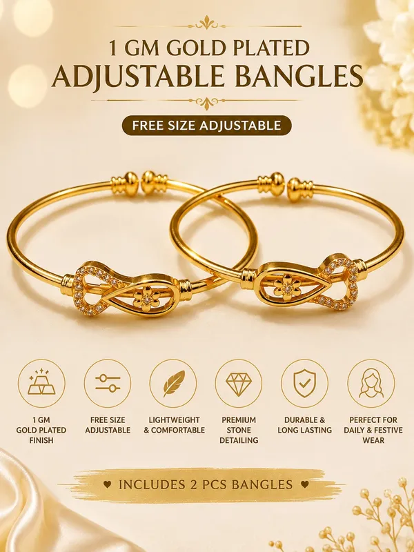 1_GM_Gold_Plated_Adjustable_Bangle_Set_with_Heart_&_Floral_Design_and_Stone_Detailing_–_2_Pieces,_Free_Size_Bangles_for_Women