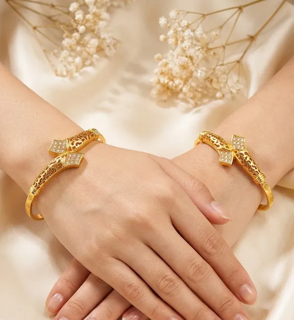 1_GM_Gold_Plated_Adjustable_X_Design_AD_Stone_Bangle_Set_for_Women_–_Free_Size,_Set_of_2