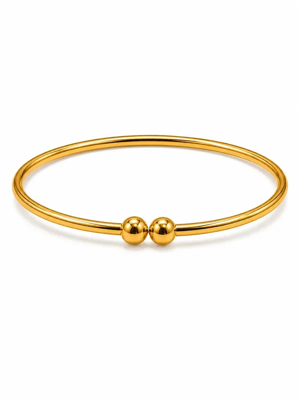 1_GM_Gold_Plated_Ball_Design_Adjustable_Bracelet_1PC