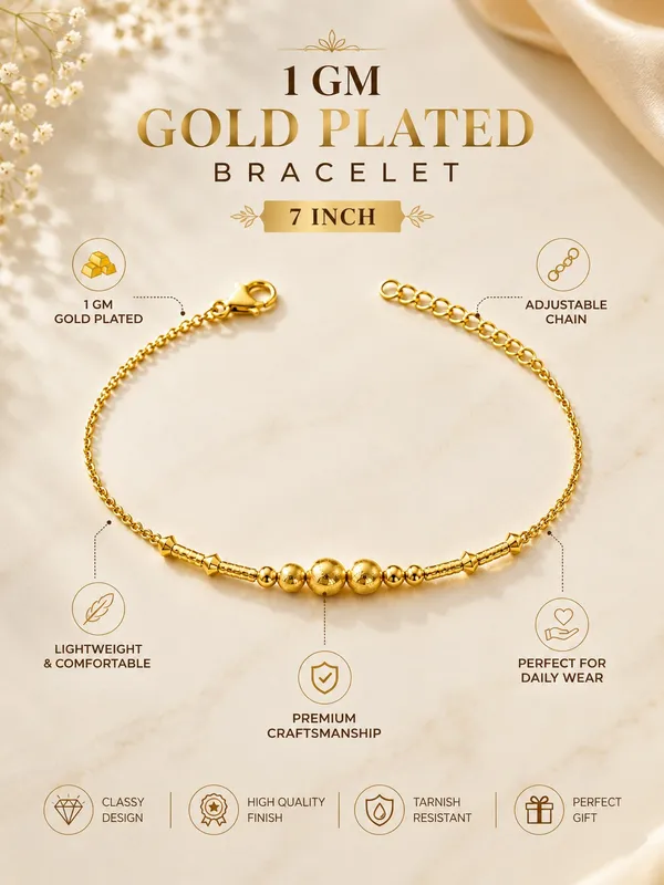 1_GM_Gold_Plated_Beaded_Bracelet_–_7_Inch