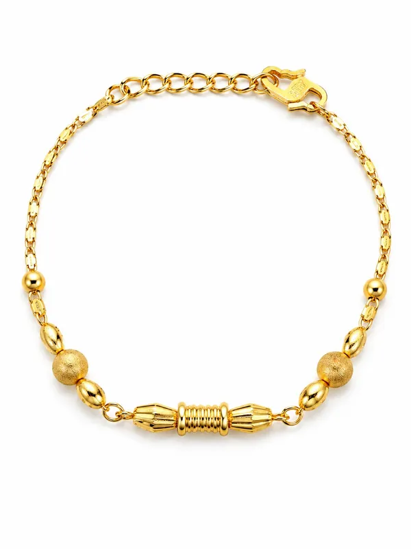1_GM_Gold_Plated_Beaded_Bracelet_–_7_Inch