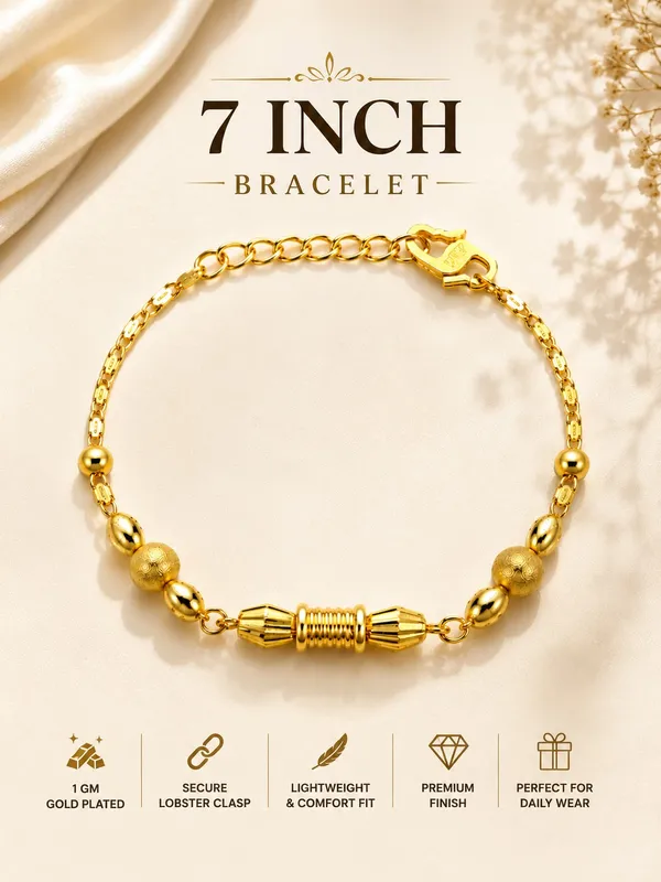 1_GM_Gold_Plated_Beaded_Bracelet_–_7_Inch