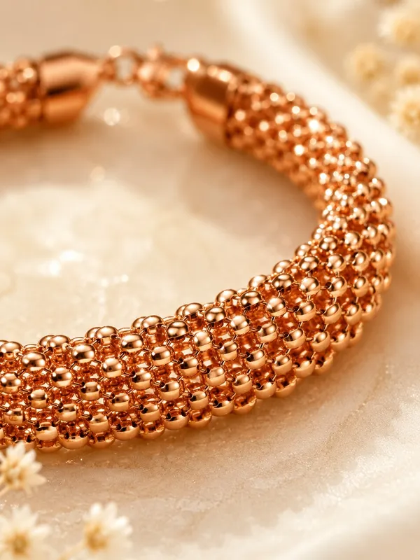 1_GM_Gold_Plated_Beaded_Bracelet_–_7_Inch