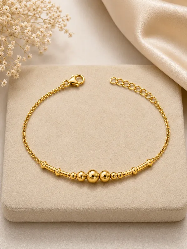 1_GM_Gold_Plated_Beaded_Bracelet_–_7_Inch