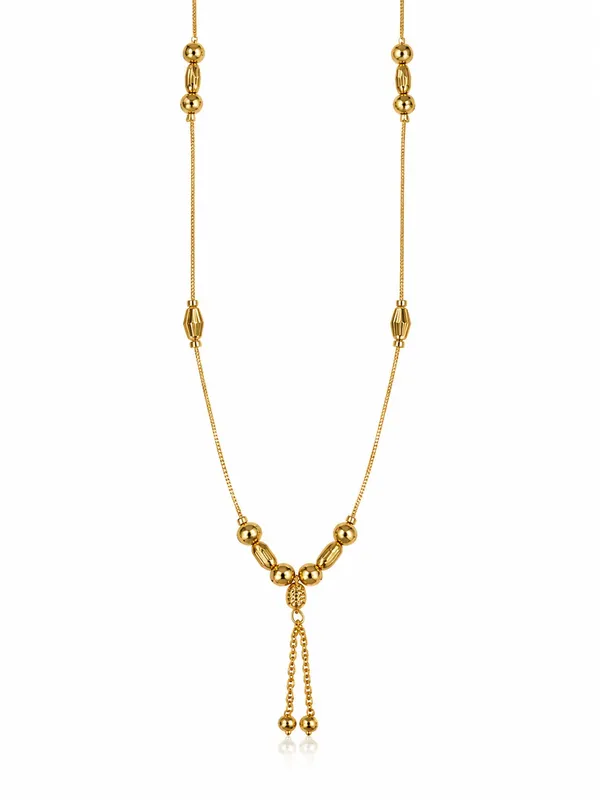 1_GM_Gold_Plated_Beaded_Chain_with_Hanging_Tassel_Pendant_–_20_Inch