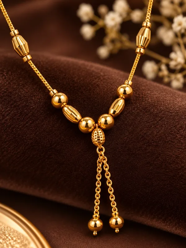 1_GM_Gold_Plated_Beaded_Chain_with_Hanging_Tassel_Pendant_–_20_Inch