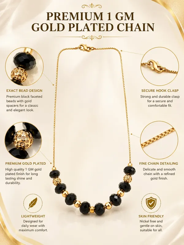 1_GM_Gold_Plated_Black_Faceted_Bead_Necklace_with_Gold_Spacers