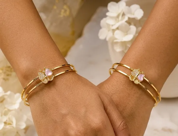 1_GM_Gold_Plated_Butterfly_Adjustable_Bangle_Set_for_Women_–_Free_Size,_Set_of_2