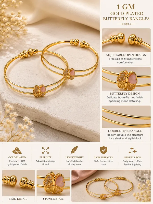1_GM_Gold_Plated_Butterfly_Adjustable_Bangle_Set_for_Women_–_Free_Size,_Set_of_2