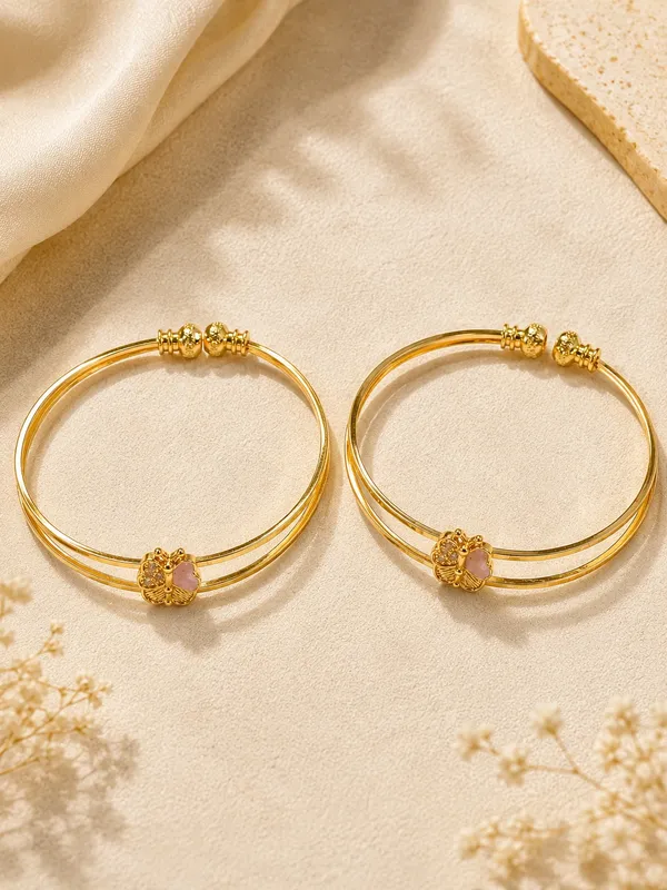 1_GM_Gold_Plated_Butterfly_Adjustable_Bangle_Set_for_Women_–_Free_Size,_Set_of_2