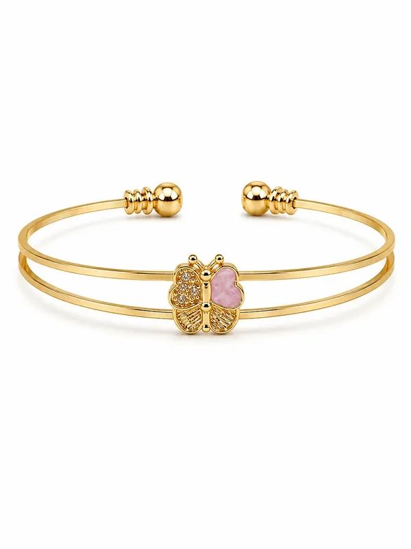 1_GM_Gold_Plated_Butterfly_Bracelet_1PCS
