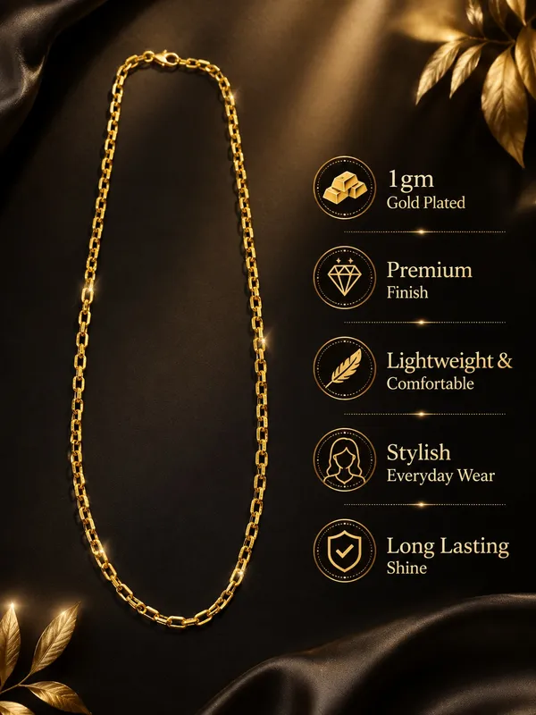 1_GM_Gold_Plated_Chain_for_Women_–_Stylish_Lightweight_Link_Chain,_Premium_Finish,_Daily_Wear_Necklace