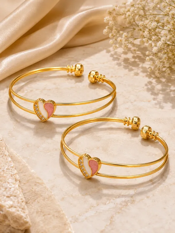 1_GM_Gold_Plated_Heart_Design_Adjustable_Bangle_Set_of_2