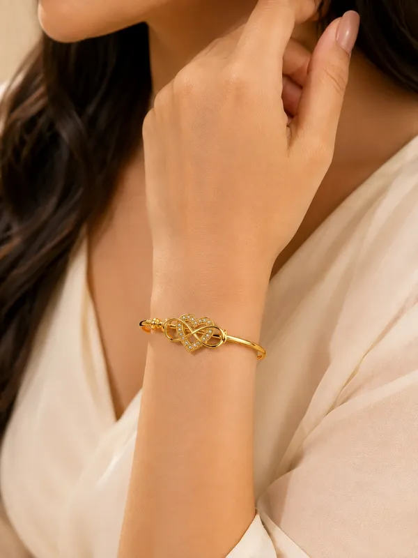 1_GM_Gold_Plated_Heart_&_Infinity_Adjustable_Bracelet_1PC