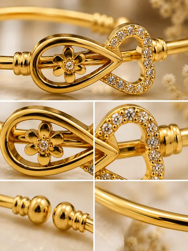 1_GM_Gold_Plated_Infinity_Floral_Bracelet_with_AD_Stones_–_Adjustable_Free_Size_Bracelet_for_Women_1PC