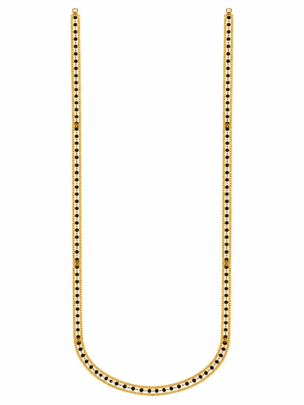 1_GM_Gold_Plated_Mangalsutra_Dori_Chain_with_Black_Beads_–_24_Inch