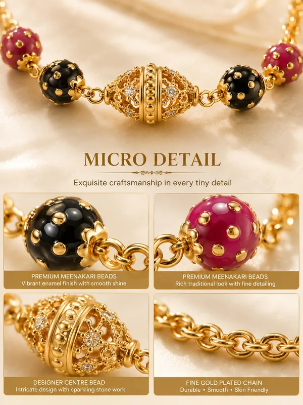 1_GM_Gold_Plated_Meenakari_Beaded_Bracelet_–_7_Inch