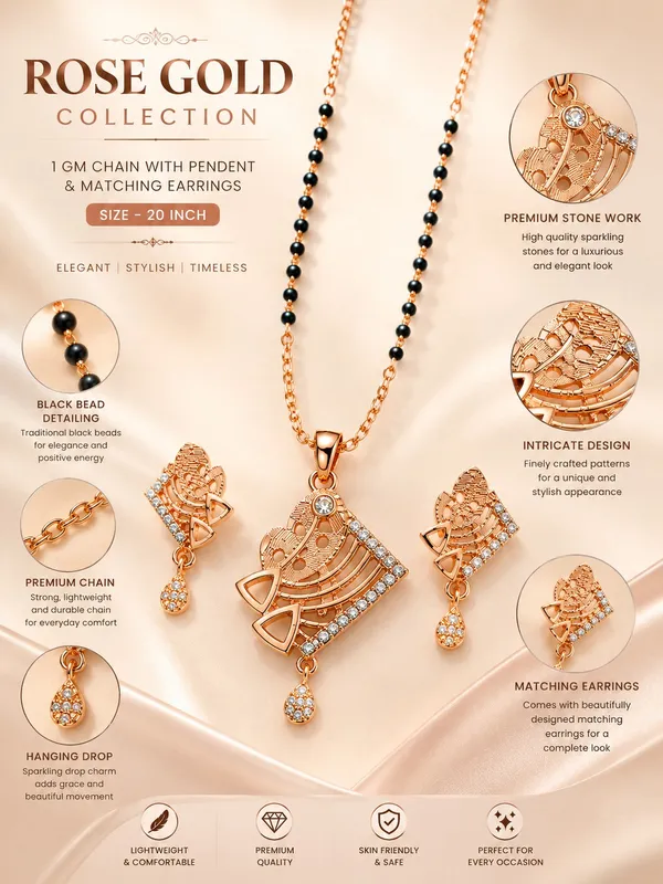 1_GM_Gold_Plated_Necklace_Set_with_Matching_Earrings_–_20_Inch