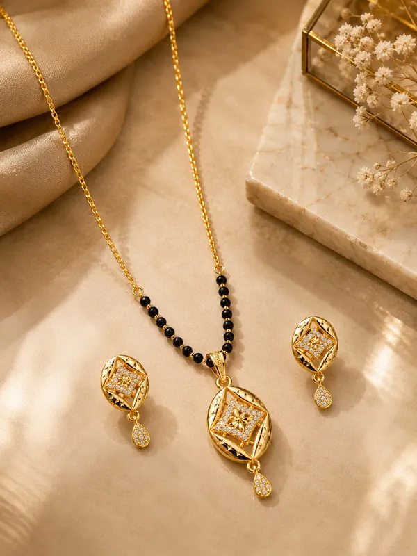 1_GM_Gold_Plated_Necklace_Set_with_Matching_Earrings_–_20_Inch
